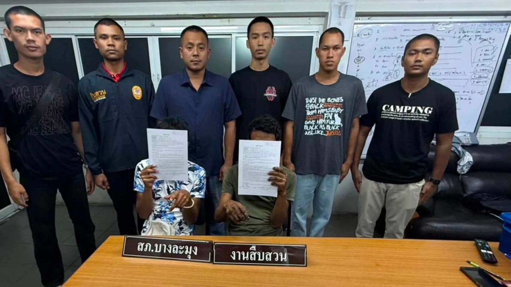 ตำรวจบางละมุงจับ3ผู้ต้องหายาเสพติดมูลค่า1.2ล.