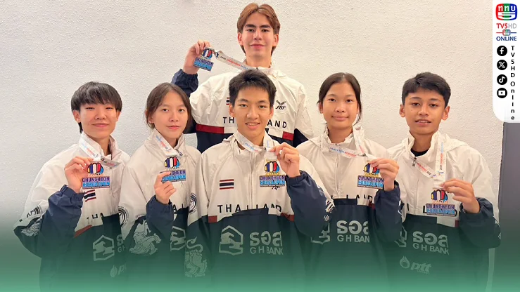 จอมเตะไทยฟอร์มดุ! กวาด 2 ทอง ศึกชุนชอน โคเรีย โอเพน 2026