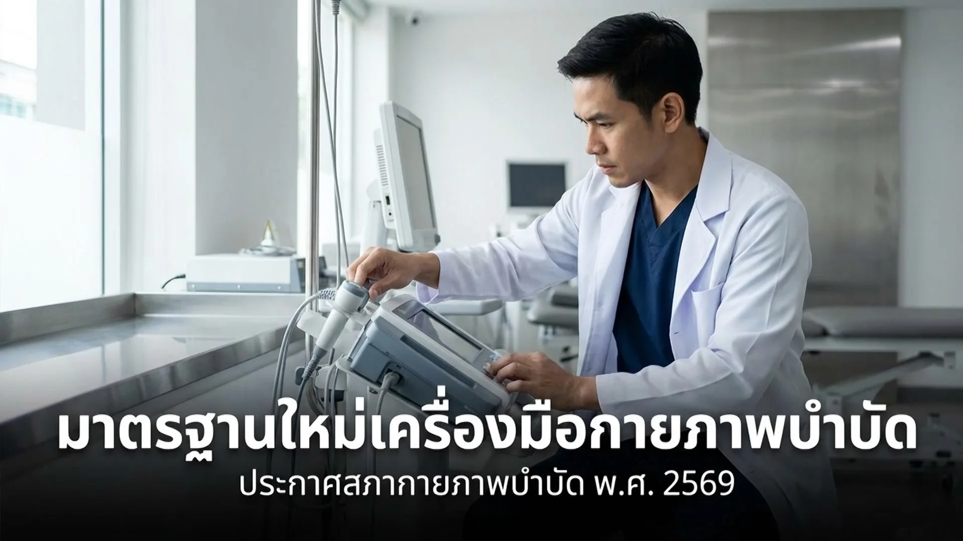 ราชกิจจา Digest ฉบับย่อย ฟังบ่อย เข้าใจรัฐ ตอนที่ 75 : กฎหมายใหม่คุมเข้ม เครื่องมือกายภาพบำบัดชิ้นไหนใช้ได้เลย ชิ้นไหนต้องขออนุมัติก่อน