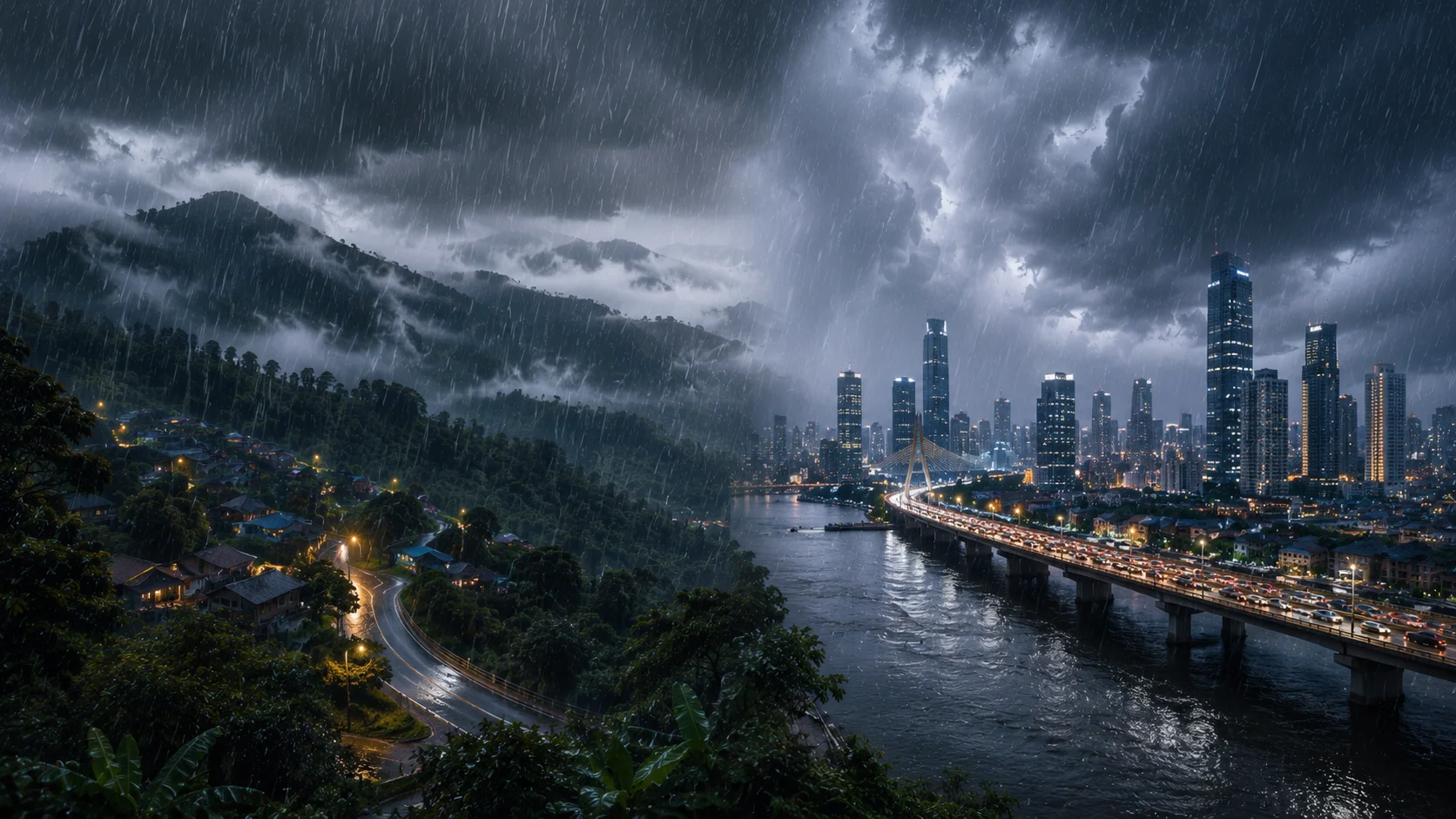 กรมอุตุฯ เตือน ฝนตกทั่วไทย ภาคเหนือตกหนักสุด 70% กทม.-ปริมณฑล ฝนตก60%