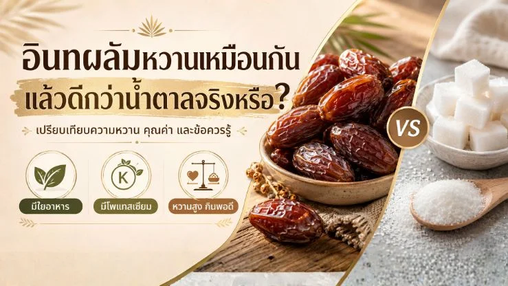 อินทผลัมหวานไม่แพ้น้ำตาล แต่ทำไมสาย Wellness ยังเลือกกิน?
