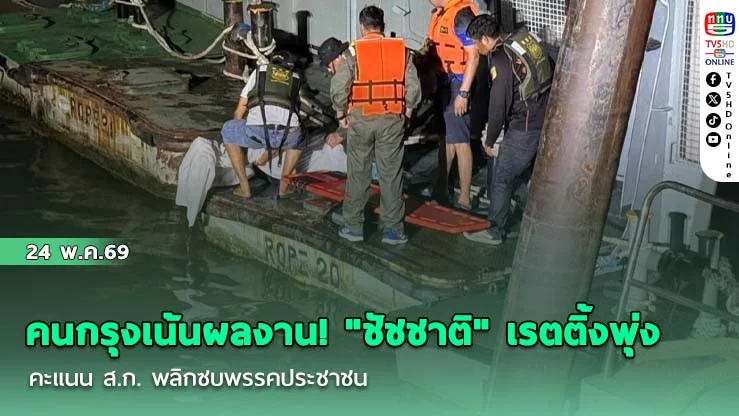 2 เยาวชนวัย 13 ปี จมน้ําดับ ที่ท่าน้ําภาษี คลองเตย