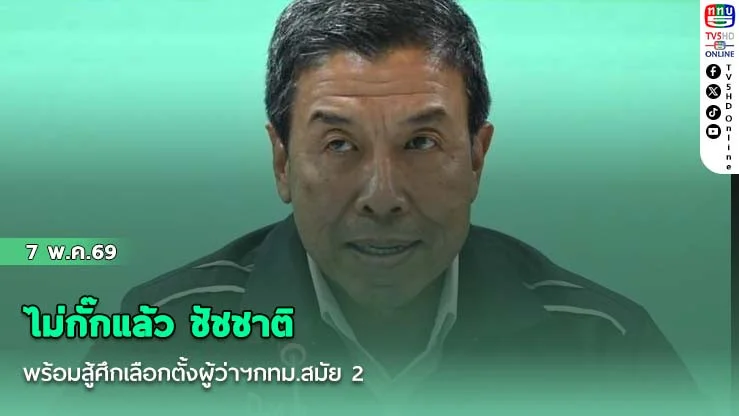 ไม่กั๊กแล้ว ชัชชาติ พร้อมสู้ศึกเลือกตั้งผู้ว่าฯกทม.สมัย 2 ไม่หวังแลนด์สไลด์ รับ ปชน.เข้มแข็งมาก
