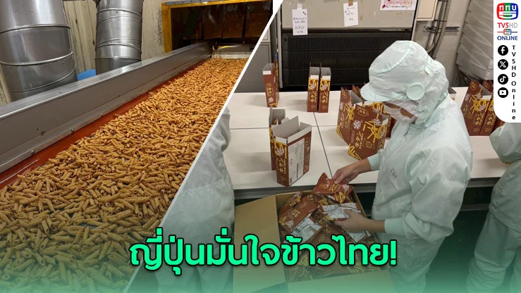 ญี่ปุ่นมั่นใจข้าวไทย นําเข้ากว่า 3 แสนตัน/ปี
