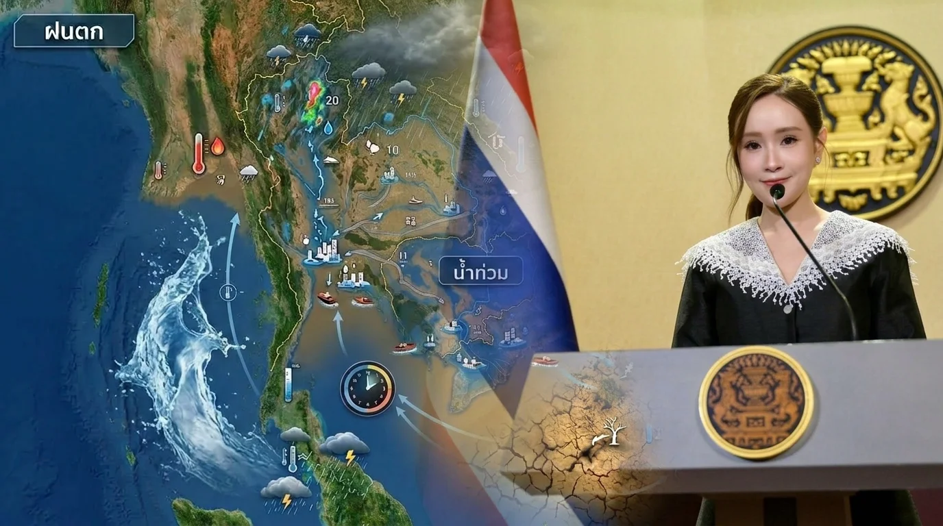 รัฐบาลเปิดตัว “One Map น้ำ” เตือนภัย สู้ศึกน้ำท่วม-แล้ง