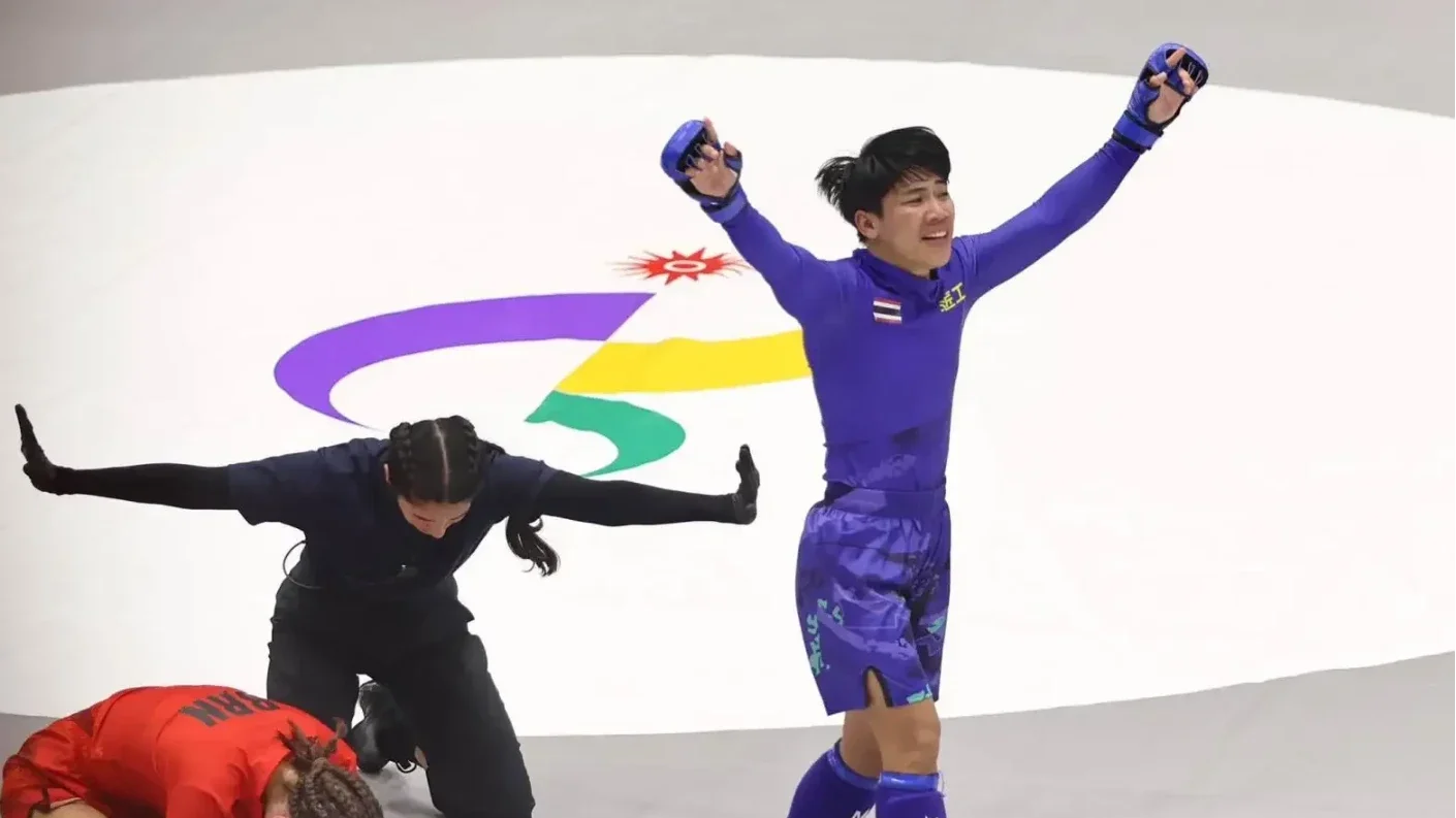 ทองที่ 4 มาแล้ว! “แอมป์ กัญจุฑา” โค่นคู่แข่งบาห์เรน ผงาดแชมป์ MMA