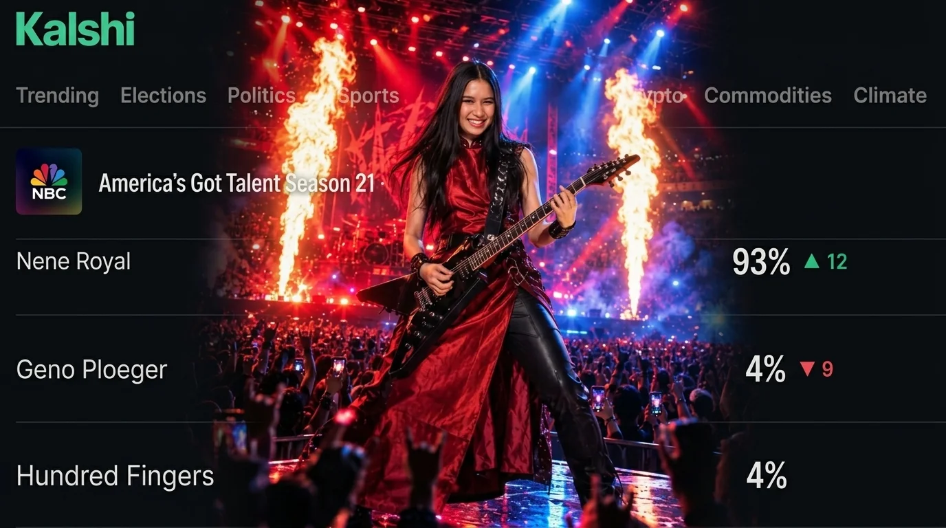 โพล Kalshi เนเน่ พุ่ง 93% เต็งหนึ่งคว้าแชมป์ AGT
