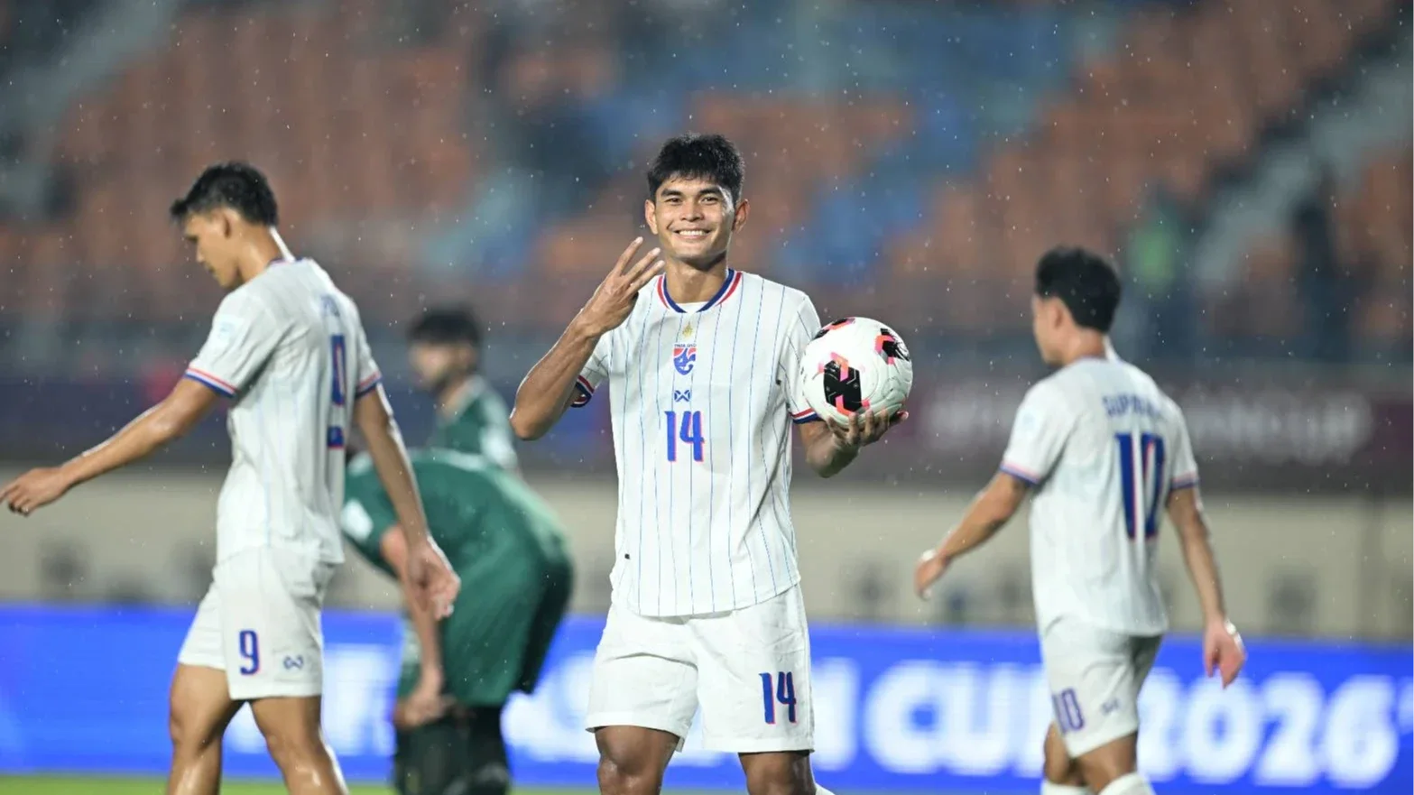 ทีมชาติไทย อัด ปากีสถาน 4-0 ประเดิมศึก FIFA ASEAN CUP 2026 