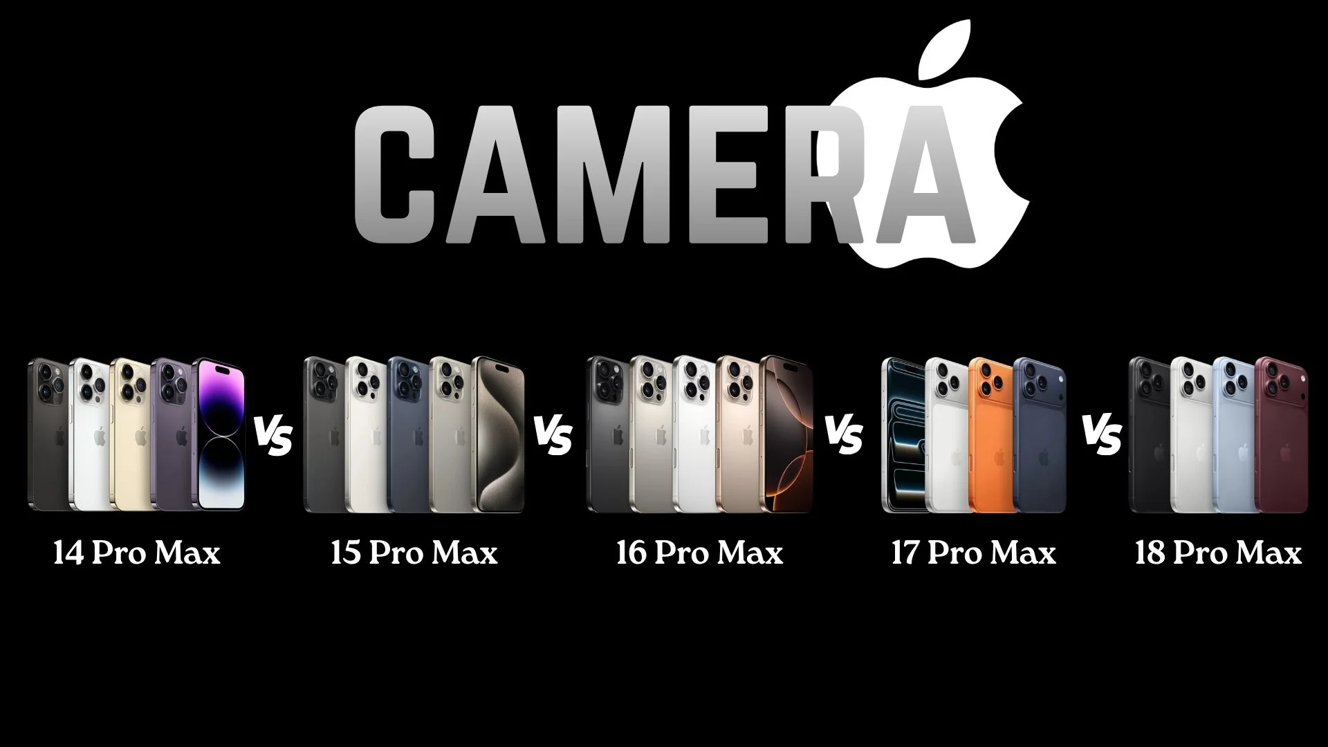 คุ้มไหมที่จะเปลี่ยน? เทียบช็อตต่อช็อต iPhone 14 Pro Max ถึง 18 Pro Max สเปกกล้องเปลี่ยนไปแค่ไหน