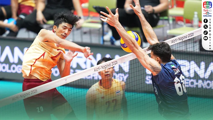 สุดระทึก! ลูกยางหนุ่มไทยรอดด่านหิน ทะลุ 8 ทีมชนจีน