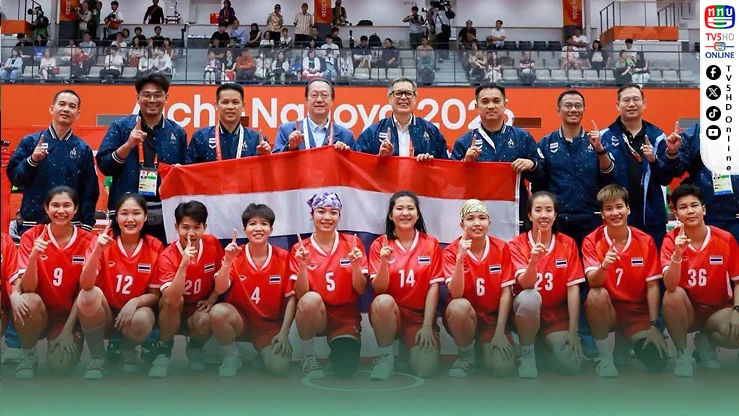 เหลืออีกทองเดียว! ตะกร้อไทยลุ้นปิดจ็อบ 3 ทอง 1 เงิน ส่งท้ายเอเชียนเกมส์