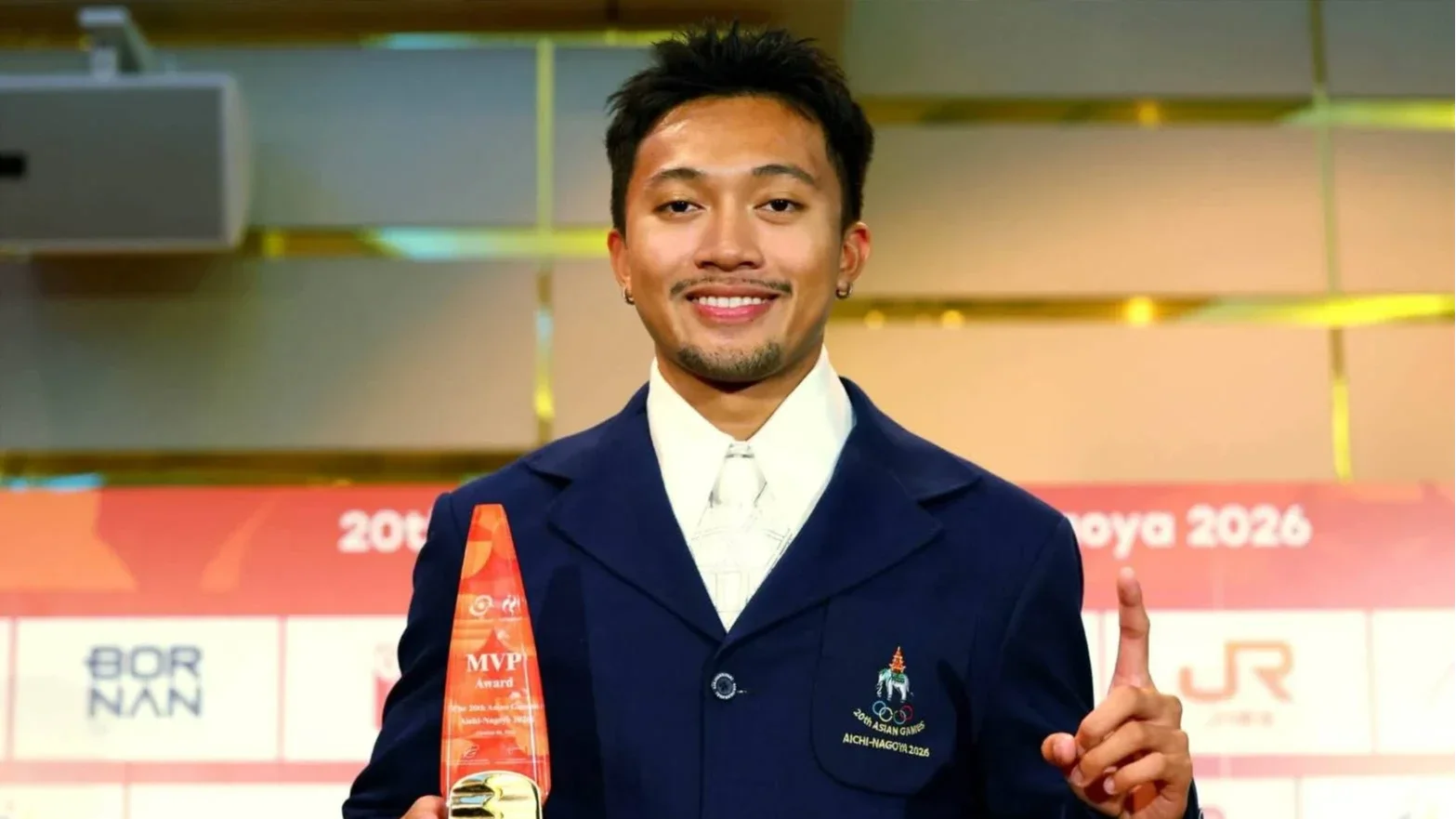 บิว ภูริพล เข้ารับรางวัล MVP เอเชียนเกมส์ 2026