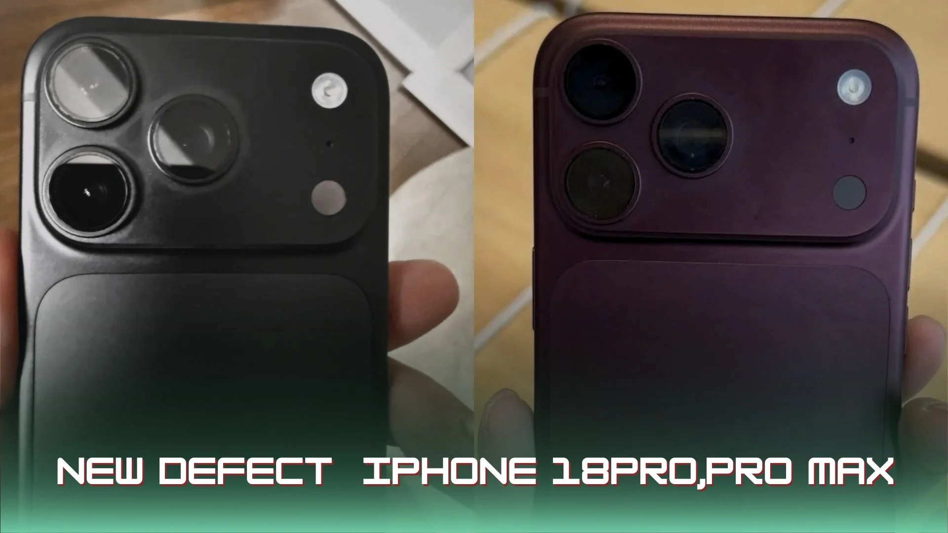 หลุด QC อีกระลอก! วงแหวนกล้อง iPhone 18 Pro,Pro Max สีเปลี่ยนหลังใช้ไม่กี่วัน