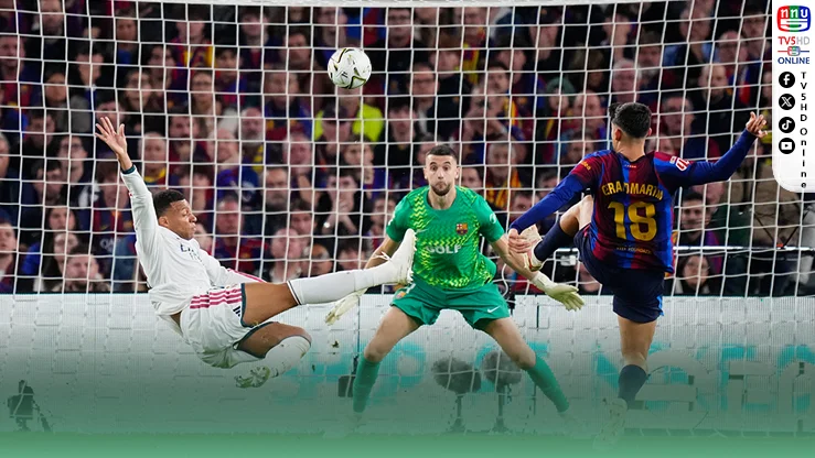 เอ็มบัปเปเหมาสอง! มาดริดดับบาร์ซา 2-1