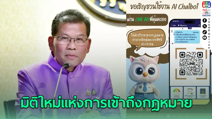 AI Chatbot "พี่คุ้มครอง" ที่ปรึกษากฎหมายประชาชน
