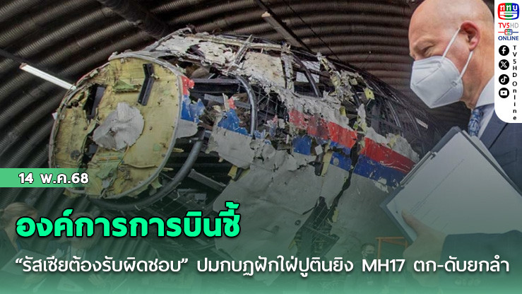 องค์การการบินชี้ “รัสเซียต้องรับผิดชอบ” ปมกบฏฝักใฝ่ปูตินยิง MH17 ตก-ดับยกลำ