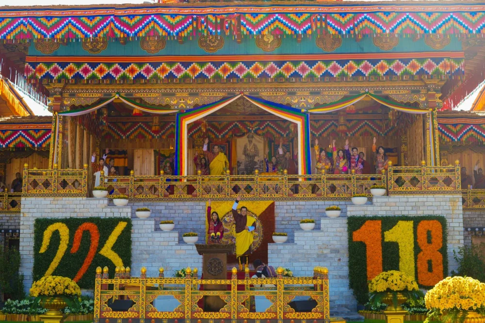 พิธีเฉลิมฉลองวันชาติภูฏาน วันที่ 17 ธันวาคม 2025 ณ พระราชวังวังดีโชลิง เมืองบุมธัง ราชอาณาจักรภูฏาน