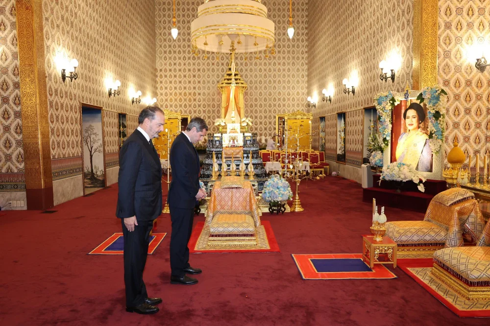 รัฐมนตรีช่วยว่าการกระทรวงกลาโหม สาธารณรัฐอิตาลี เดินทางมาถวายราชสักการะถวายความอาลัยสมเด็จพระนางเจ้าสิริกิติ์ พระบรมราชินีนาถ พระบรมราชชนนีพันปีหลวง