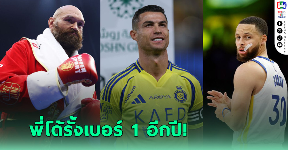 "โรนัลโด" ครองแชมป์นักกีฬารายได้มากสุด 2 ปีติดต่อกัน