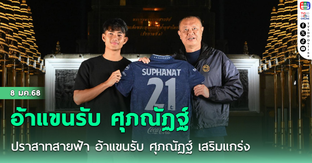 ปราสาทสายฟ้า อ้าแขนรับ ศุภณัฏฐ์ เหมือนตา แนวรุกลูกหม้อคืนถิ่น เสริมแกร่งสู้ 5 ศึกหนัก