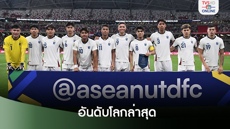 ทีมชาติไทย ยังคงรั้งอันดับ 97 ของโลก - เวียดนามขึ้น 2 ขั้น