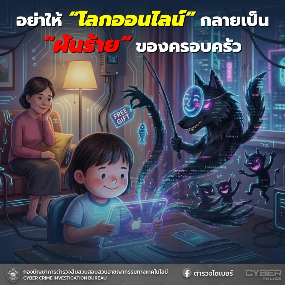 อย่าให้ "โลกออนไลน์" กลายเป็น "ฝันร้าย" ของครอบครัว