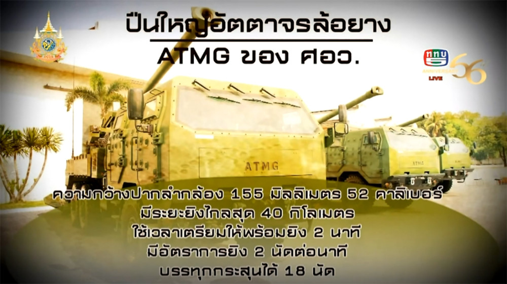 “เขี้ยวเล็บกองทัพ” ตอน... ปืนใหญ่อัตตาจรล้อยาง ATMG ของ ศอว. | 17 ม.ค. 2567