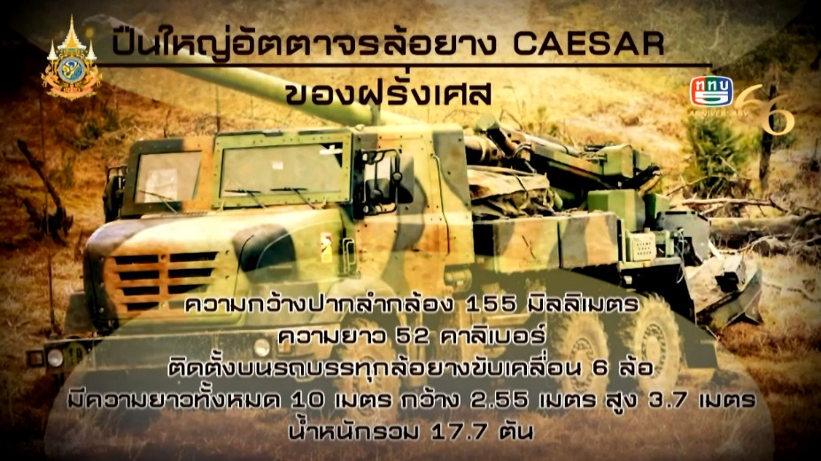 “เขี้ยวเล็บกองทัพ” ตอน...ปืนใหญ่อัตตาจรซีซาร์ ของฝรั่งเศส | 10 ม.ค. 2567