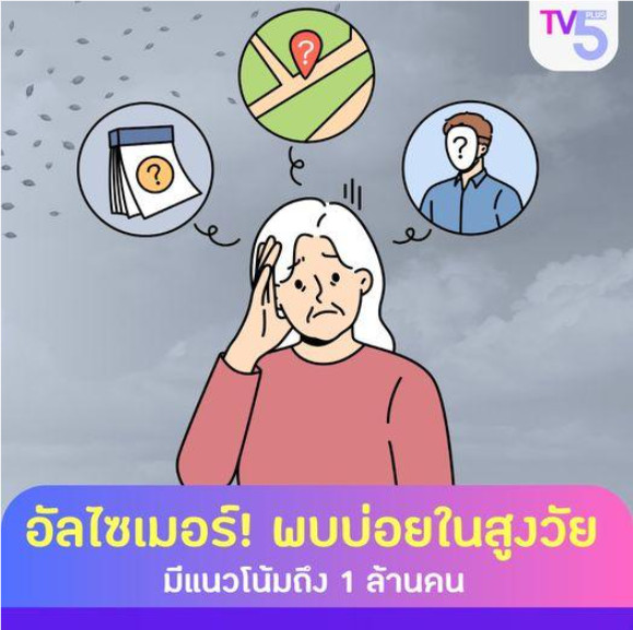 โรคอัลไซเมอร์ ภัยเงียบที่ใกล้ตัวมากขึ้นในสังคมสูงวัย