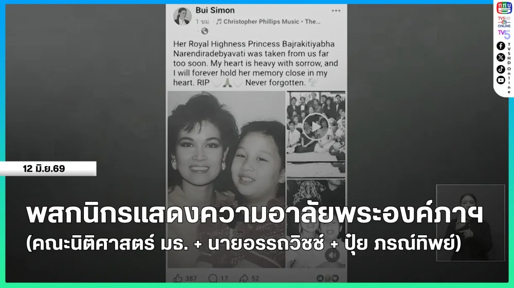 พสกนิกรแสดงความอาลัยพระองค์ภาฯ