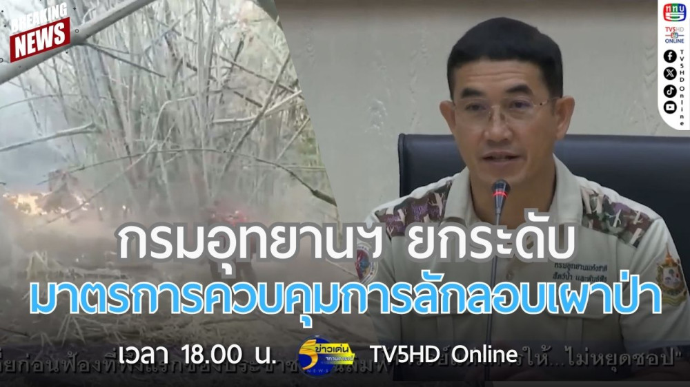 กรมอุทยานฯ ยกระดับมาตรการควบคุมการลักลอบเผาป่า