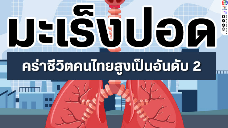 รู้ทัน "มะเร็งปอด" ภัยเงียบที่คร่าชีวิตคนไทยอันดับต้นๆ!