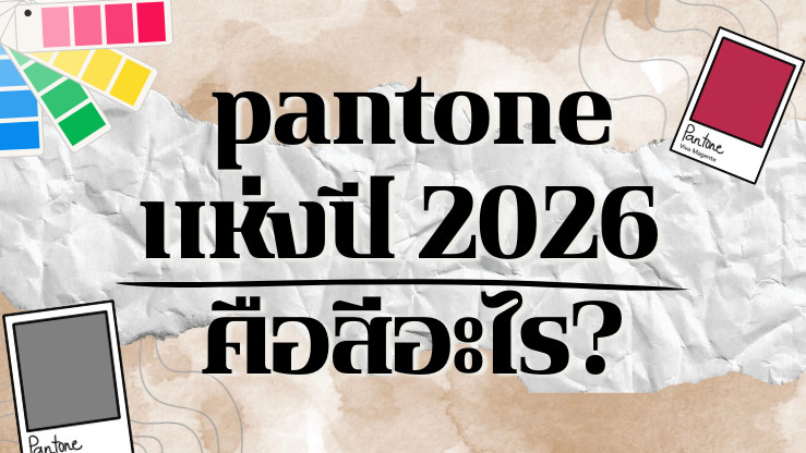 Pantone ประกาศ สีแห่งปี 2026 (Color of the Year 2026)  คือสี Cloud Dancer