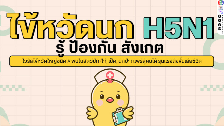 ไข้หวัดนก H5N1: รู้ ป้องกัน สังเกต!