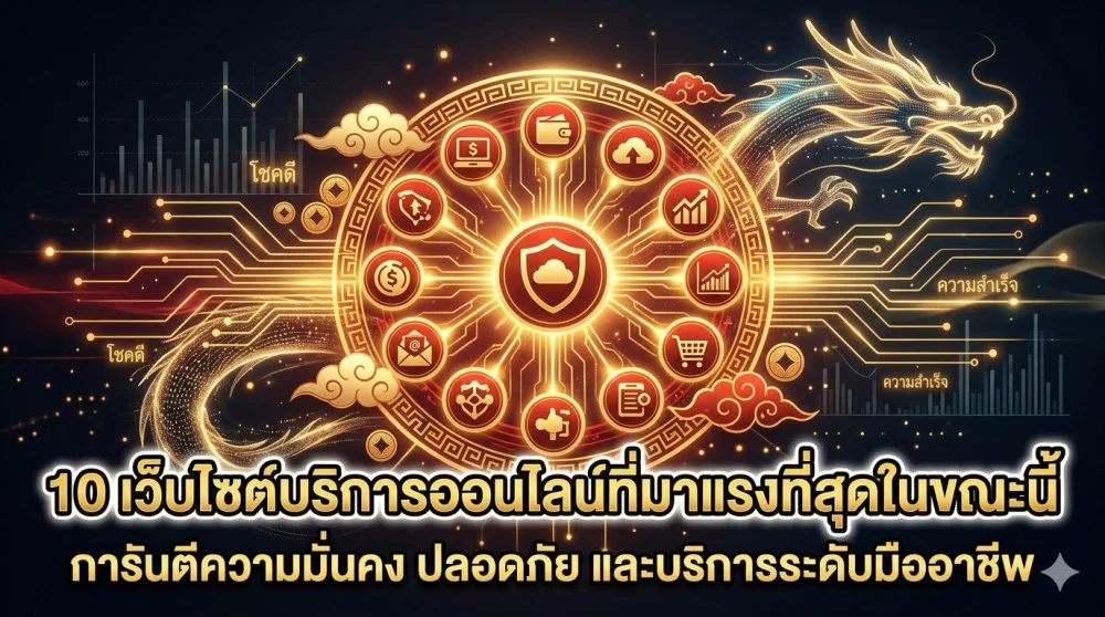 10 เว็บไซต์บริการหวยออนไลน์ที่มาแรงที่สุดในขณะนี้ การันตีความมั่นคง ปลอดภัย และบริการระดับมืออาชีพ"