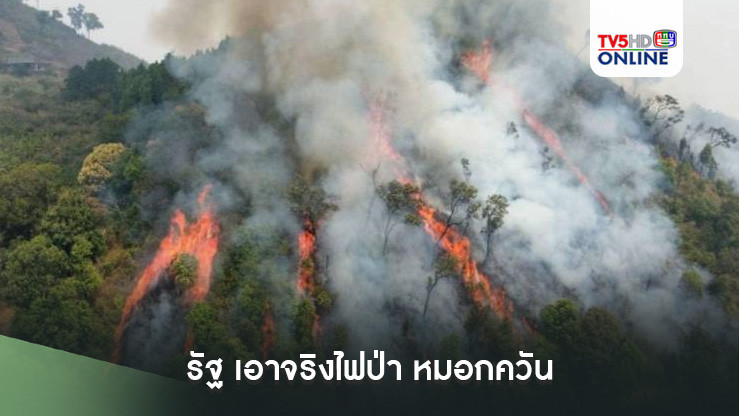 รัฐ เอาจริงไฟป่า หมอกควัน 