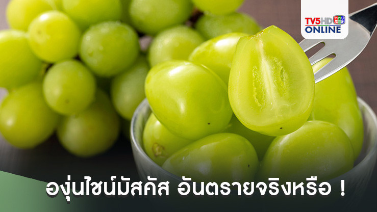 องุ่นไชน์มัสคัส  อันตรายจริงหรือ!!!!!!