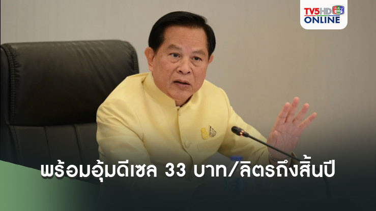 ‘พีระพันธุ์’ ลั่นพร้อมอุ้มราคาดีเซล 33 บาท/ลิตรถึงสิ้นปี