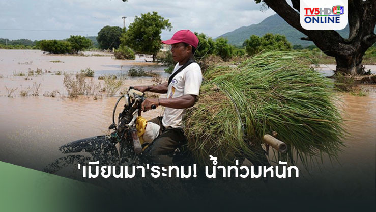 'เมียนมา'ระทม! น้ำท่วมหนักเสียชีวิตแล้ว 226 ราย