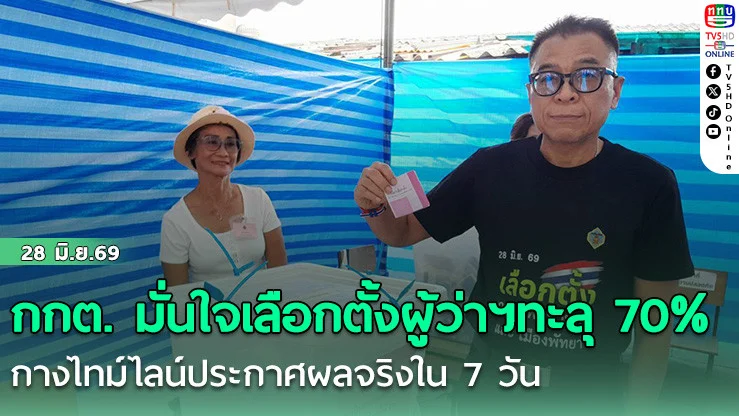 กกต. มั่นใจคนกรุงเลือกตั้งผู้ว่าฯ ทะลุ 70% กางไทม์ไลน์ประกาศผลจริงใน 7 วัน