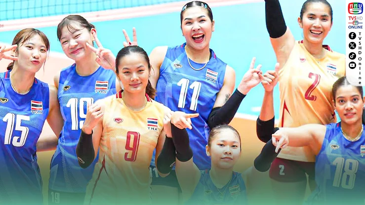 สาวไทยตบขาด! 3-0 เกาหลีใต้ คว้าทองแดงเอเชียนเกมส์