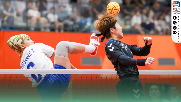 ตะกร้อสาวไทยฟอร์มโหด! กวาดเกาหลีใต้ 3-0 ลิ่วตัดเชือกเอเชียนเกมส์