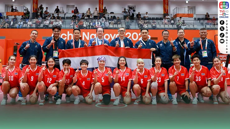 สาวไทยฟาดกระหึ่ม! ตะกร้อหญิงผงาดทองเอเชียนเกมส์ สมัยที่ 7