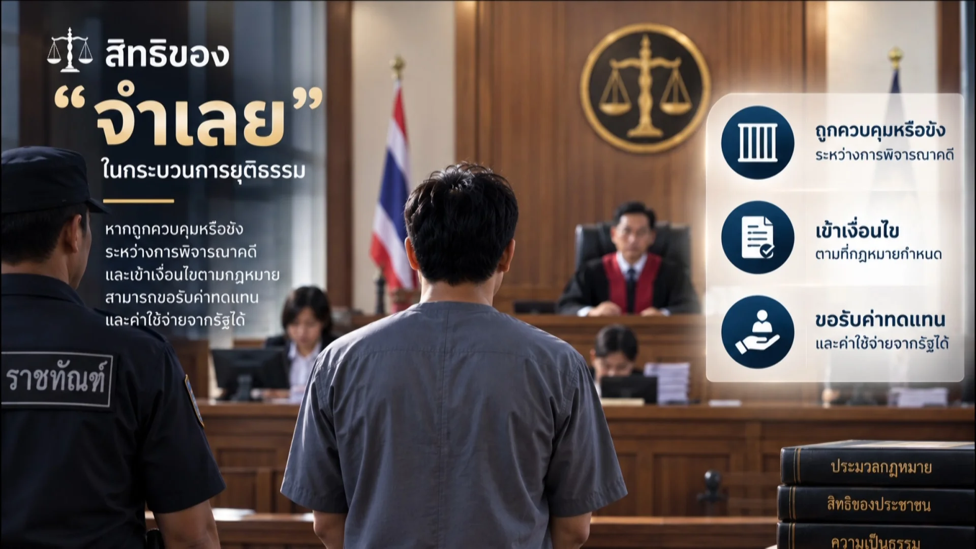 ราชกิจจา Digest ฉบับย่อย ฟังบ่อย เข้าใจรัฐ ตอน 105 : สิทธิรับเงินเยียวยา กรณีศาลยกฟ้องจำเลยในคดีอาญา
