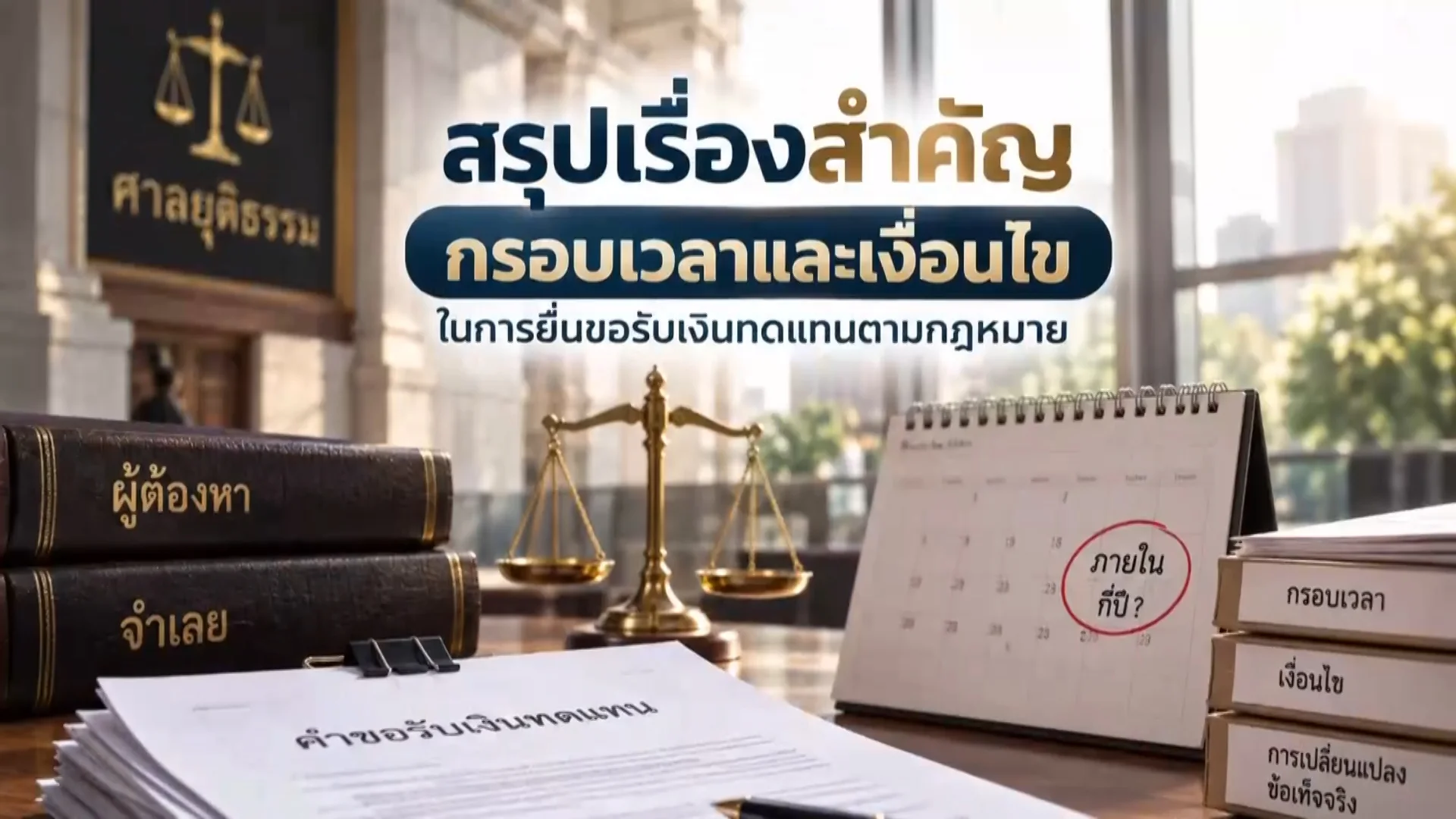 ราชกิจจา Digest ฉบับย่อย ฟังบ่อย เข้าใจรัฐ ตอน 106 : ขั้นตอนและเงื่อนไข การยื่นขอรับเงินเยียวยาคดีอาญา