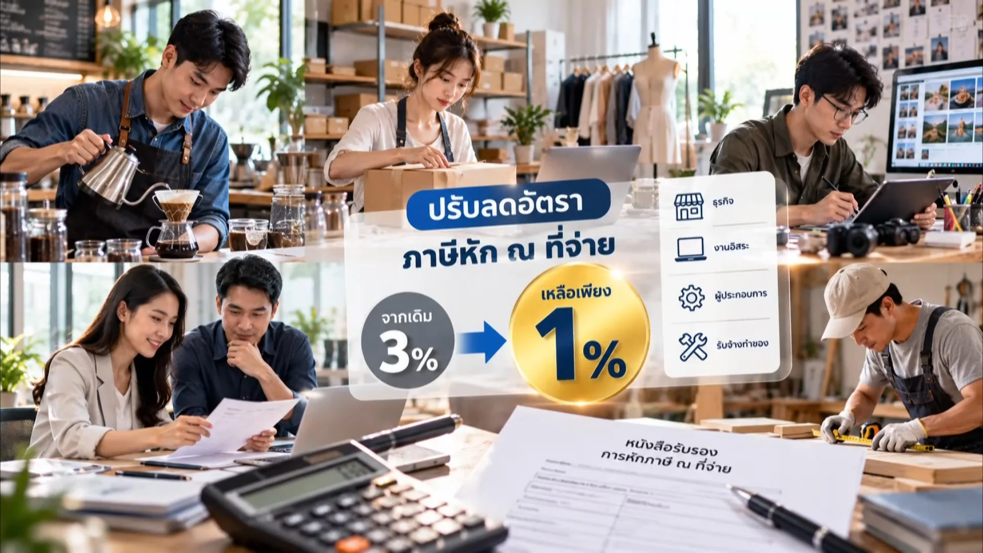 ราชกิจจา Digest ฉบับย่อย ฟังบ่อย เข้าใจรัฐ ตอน 114 : อัปเดตใหม่! ลดภาษีหัก ณ ที่จ่ายเหลือ 1% แค่ใช้ e-Withholding Tax